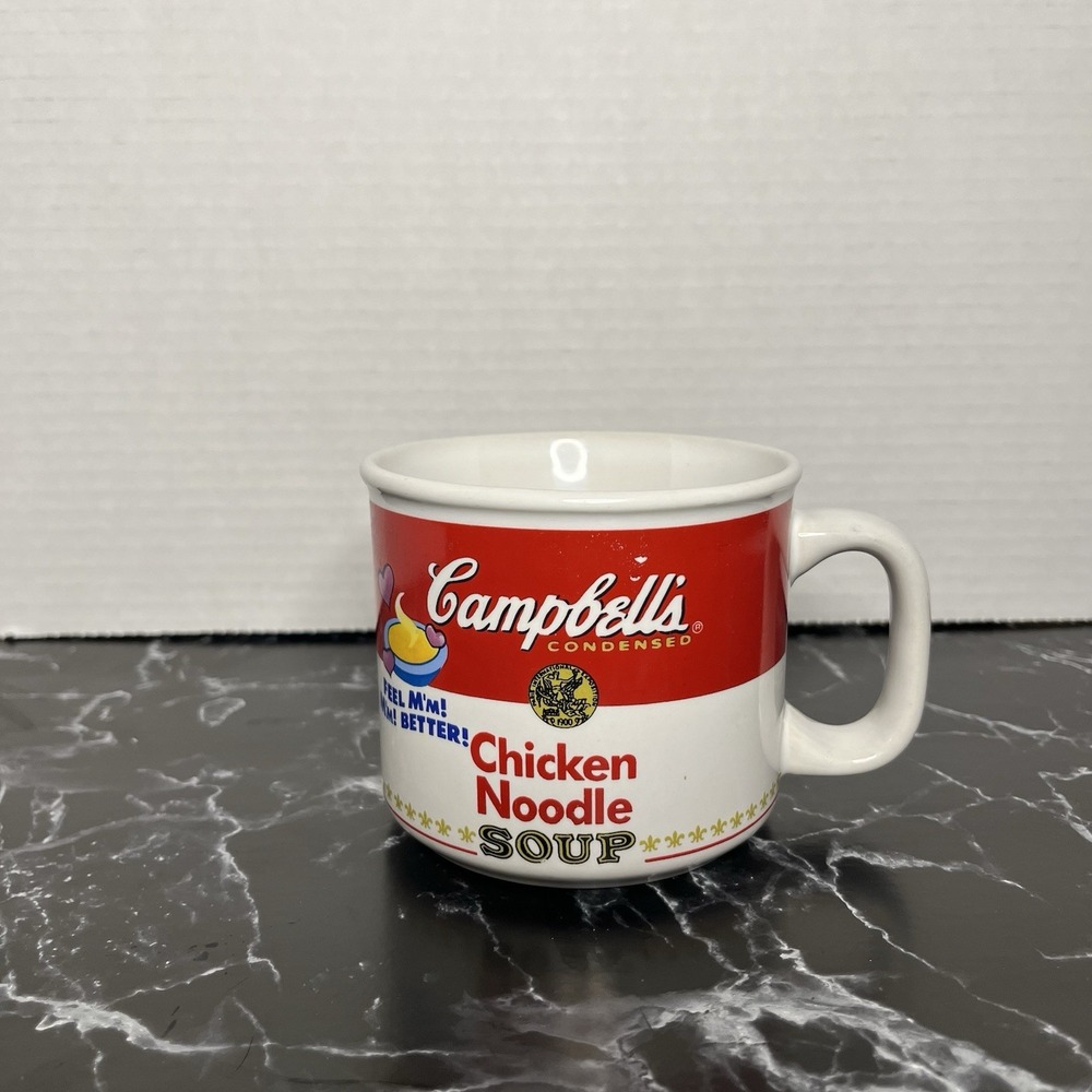 Vintage 1997 Campbell's Chicken Noodle Soup Mug Cup Ceramic By Westwood